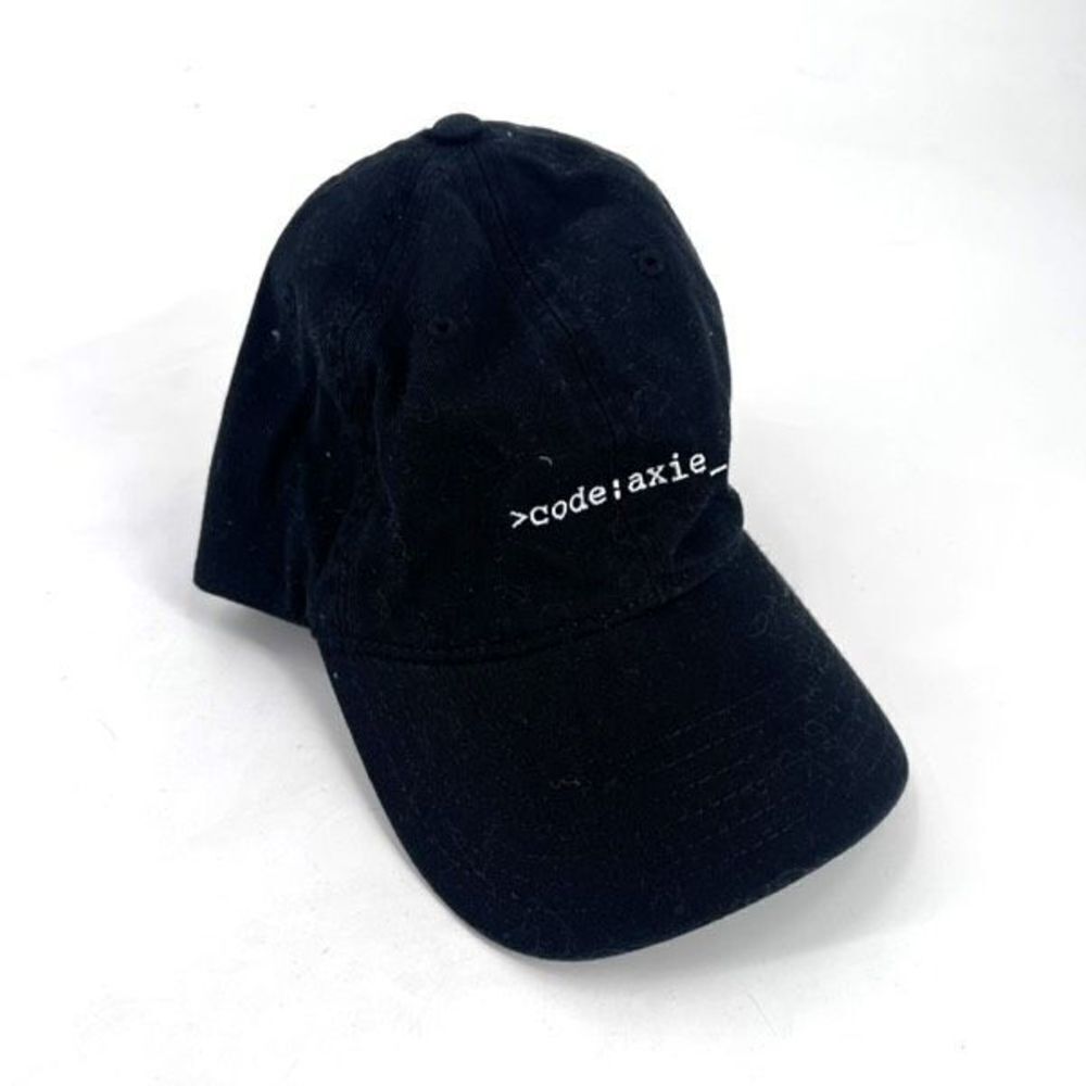 Otto Code Axie Infinity Black Baseball Hat Cap One Size adjustable unisex >Code: